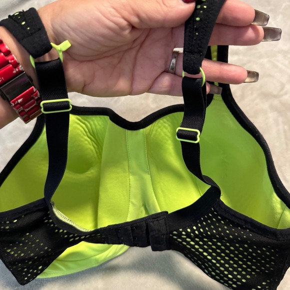 Panache Sport Underwire Sports Bra Black‎ Neon 30G UK / 30F US - Picture 7 of 9
